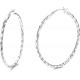 925 Sterling Silver Twisted Hoop Earrings For Women White Gold Plated Small Hoop Earrings Lightweight Huggie Hinged Hoop Earring